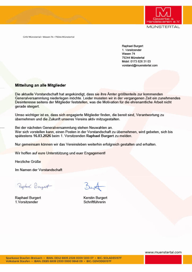 Dringend Gesucht